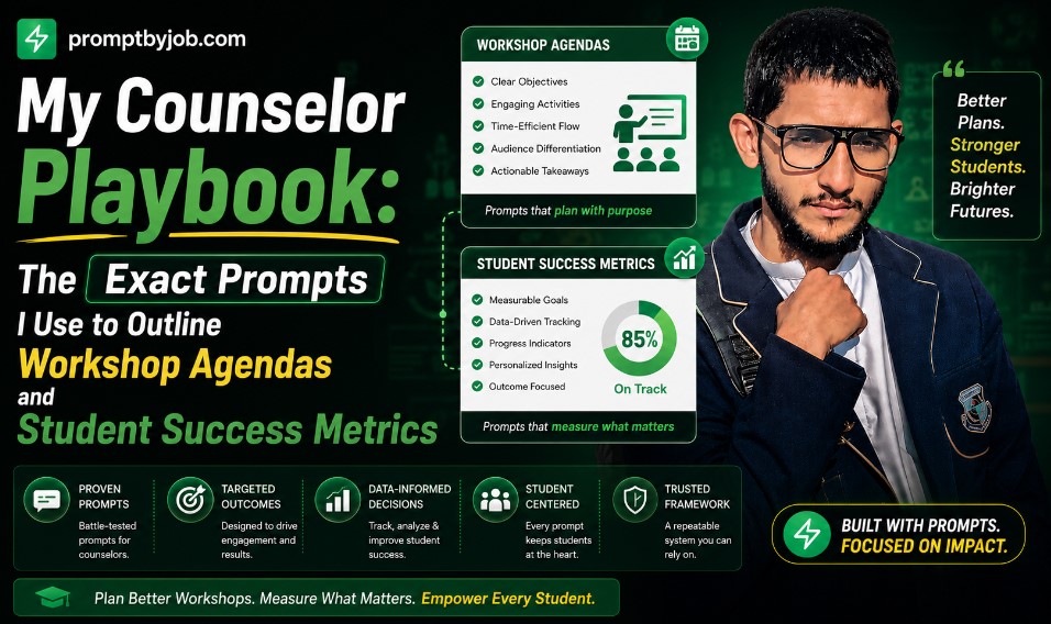 AI prompts for school counselors playbook workspace