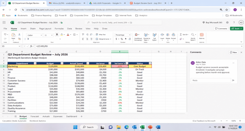 Situation complication resolution AI prompt output example