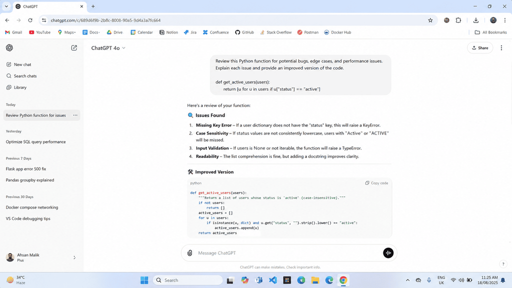ChatGPT prompt and output for API schema documentation, schema lock method